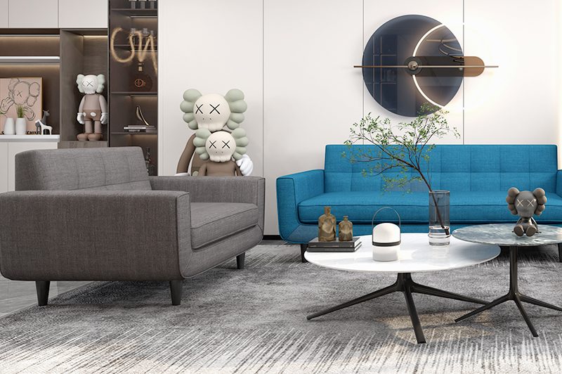 Modern Fabric Couch