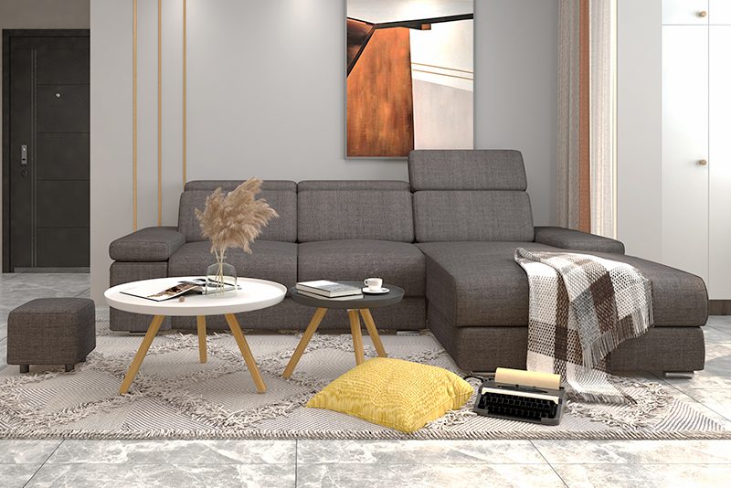 Modern Fabric Couch
